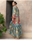 Colorful beaded kaftan 